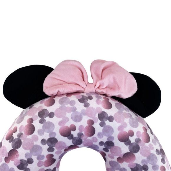Disney Womens Pink Minnie Mouse U Shape Comfort Travel Neck Pillow One Size - Picture 5 of 12